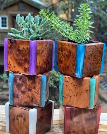 Epoxy Planters