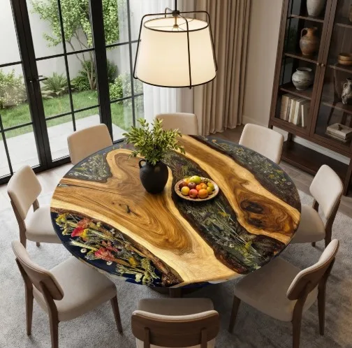 Epoxy Round Tables