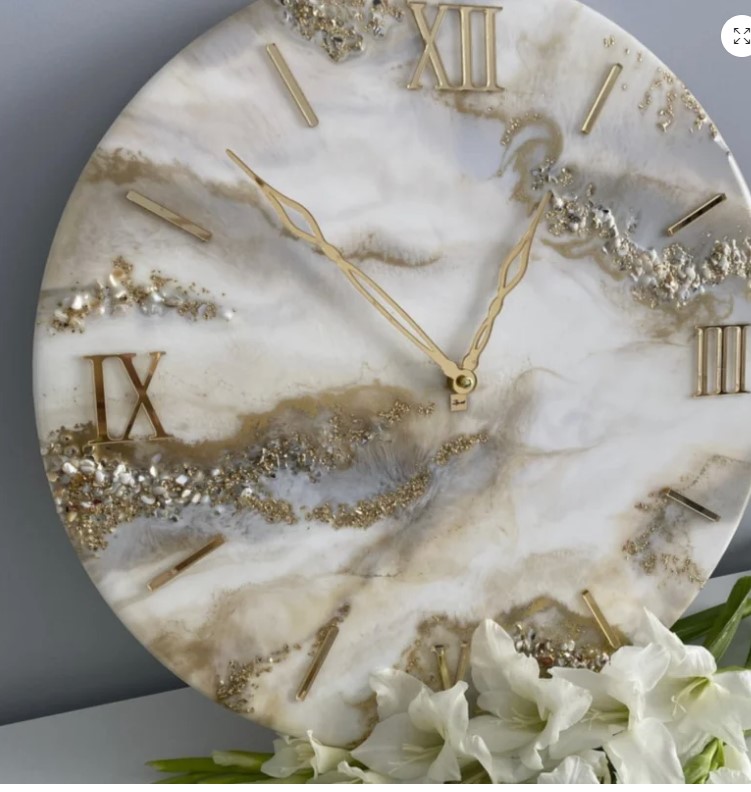 Epoxy Resin Wall Clock