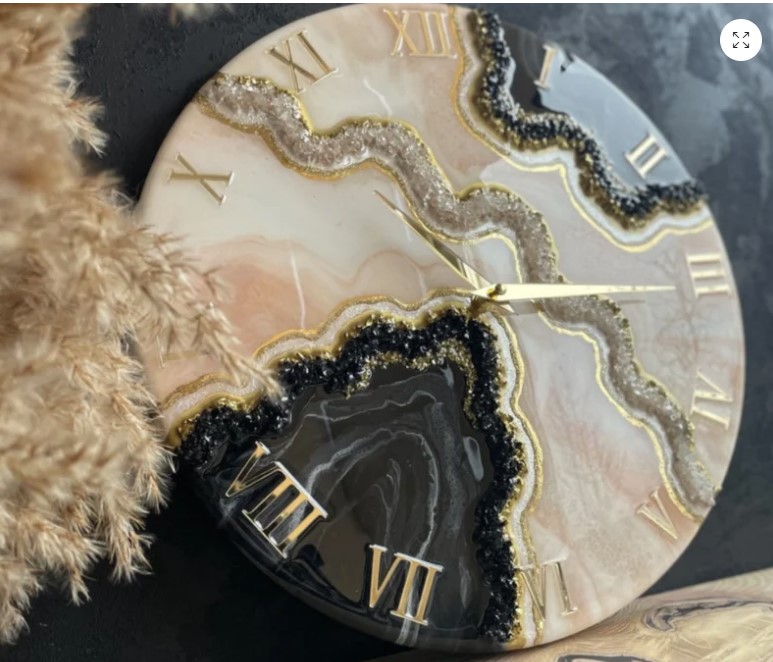 Epoxy Resin Wall Clock