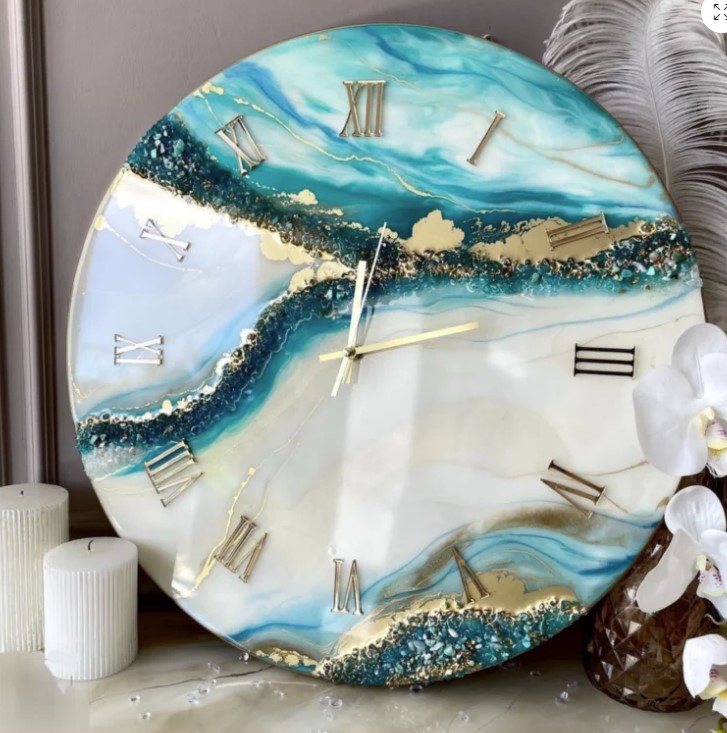 Epoxy Resin Wall Clock