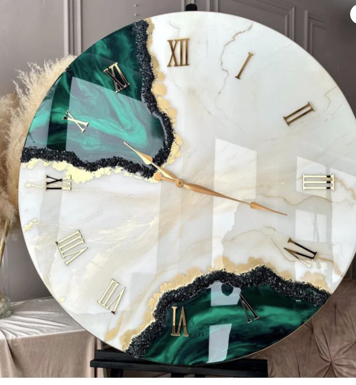Epoxy Resin Wall Clock